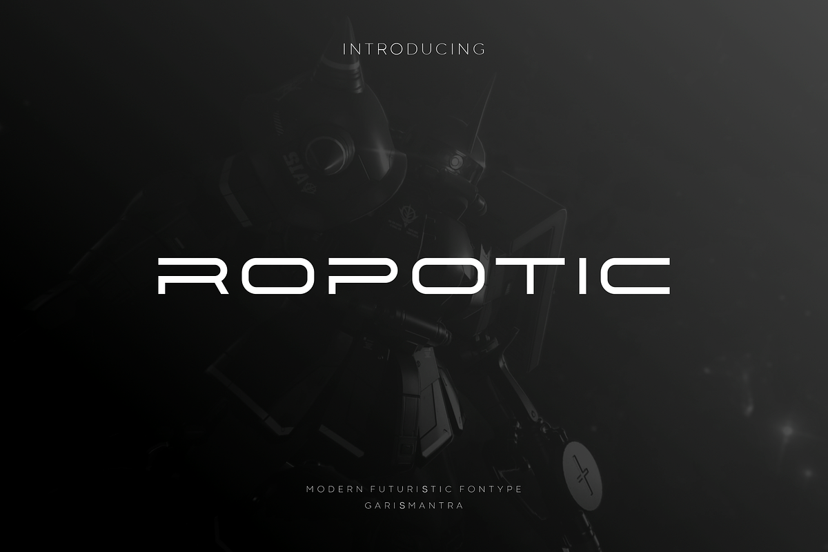 Ropotic, a Font by garismantra (Photo 1 of 4)