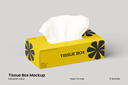 Tissue Box Mockup, a Household Mockup by renderstockmarket (Thumbnail 1 of 3)