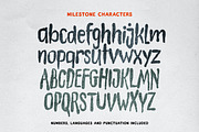 Milestone Handwritten Messy Sans, a Sans Serif Font by Struvictory.art (Thumbnail 5 of 9)