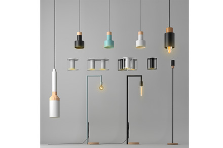 Set of 12 lamps by FILD, a Light 3D Model by Archidizer