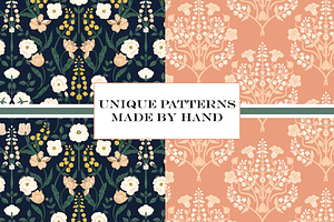 Art Nouveau Patterns Pastel