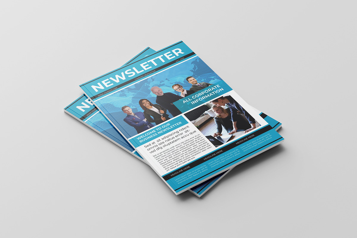 Business Newsletter, a Brochure Template by Template Shop (Photo 2 of 9)