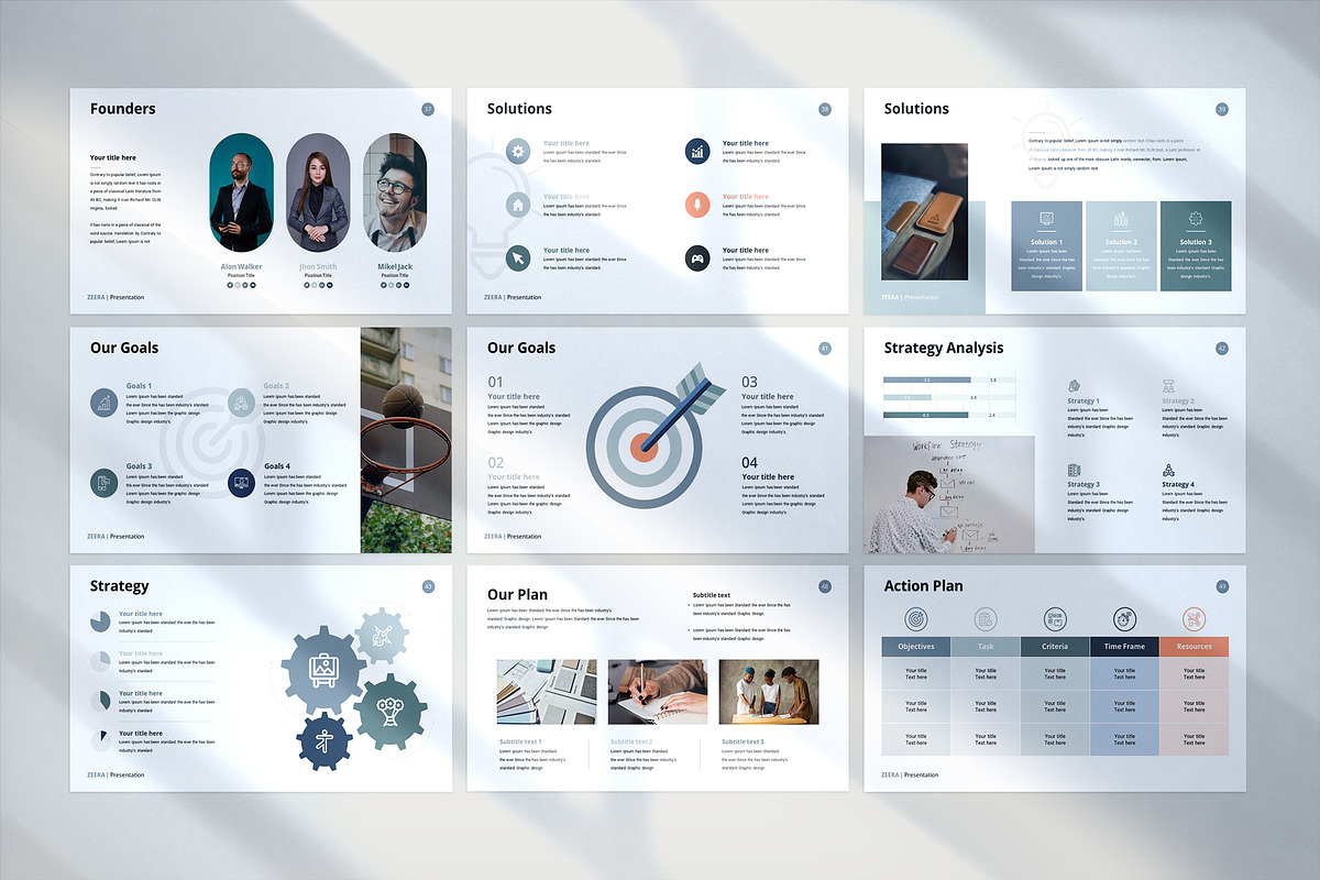 Zeera PowerPoint Template, a Presentation Template by WhiteGraphic (Photo 9 of 11)