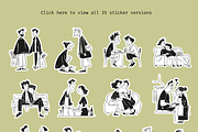 Love is: Line Art Couples, a Person Illustration by Veyla (Thumbnail 5 of 13)