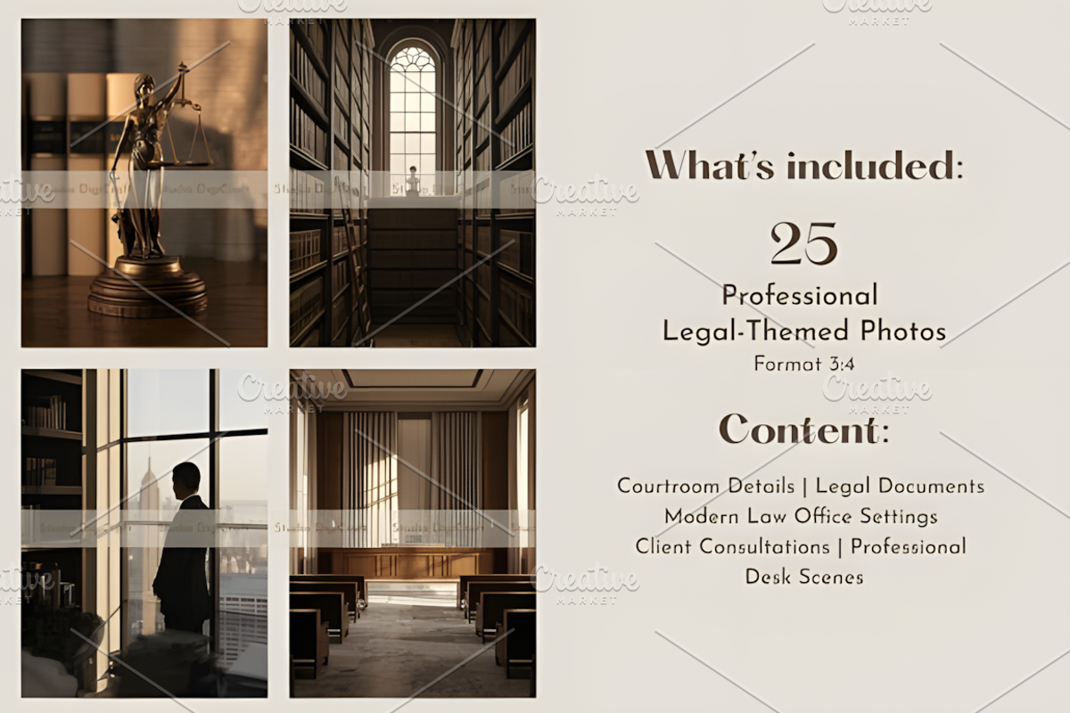 25 Professional Legal-Themed Photos, a Social Media Template by Ink Gallery (Photo 2 of 5)