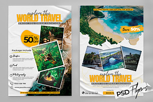 Agency Travel Business Flyer (PSD), a Flyer Template by studioflyers.com