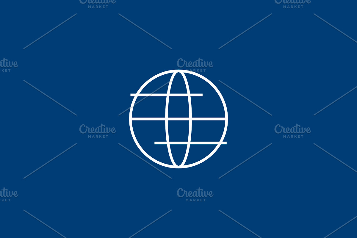 Global Earth Planet Logo, a Branding & Logo Template by kurostd