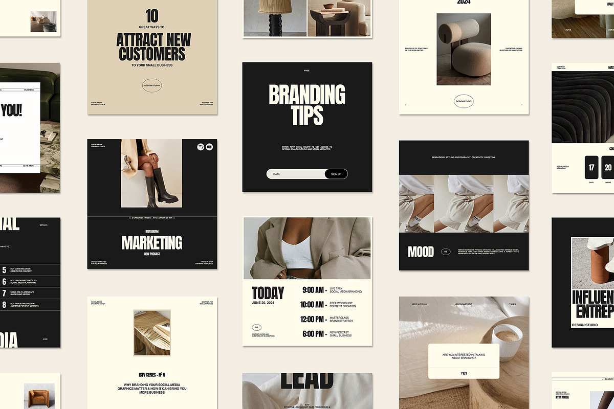 Social Media Branding Coach Bundle, a Social Media Template by Moscovita Studio (Photo 11 of 23)