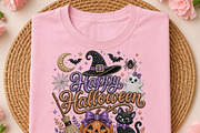 Happy Halloween Rhinestone PNG, a Seasonal Illustration by DreamCafeArt (Thumbnail 2 of 6)