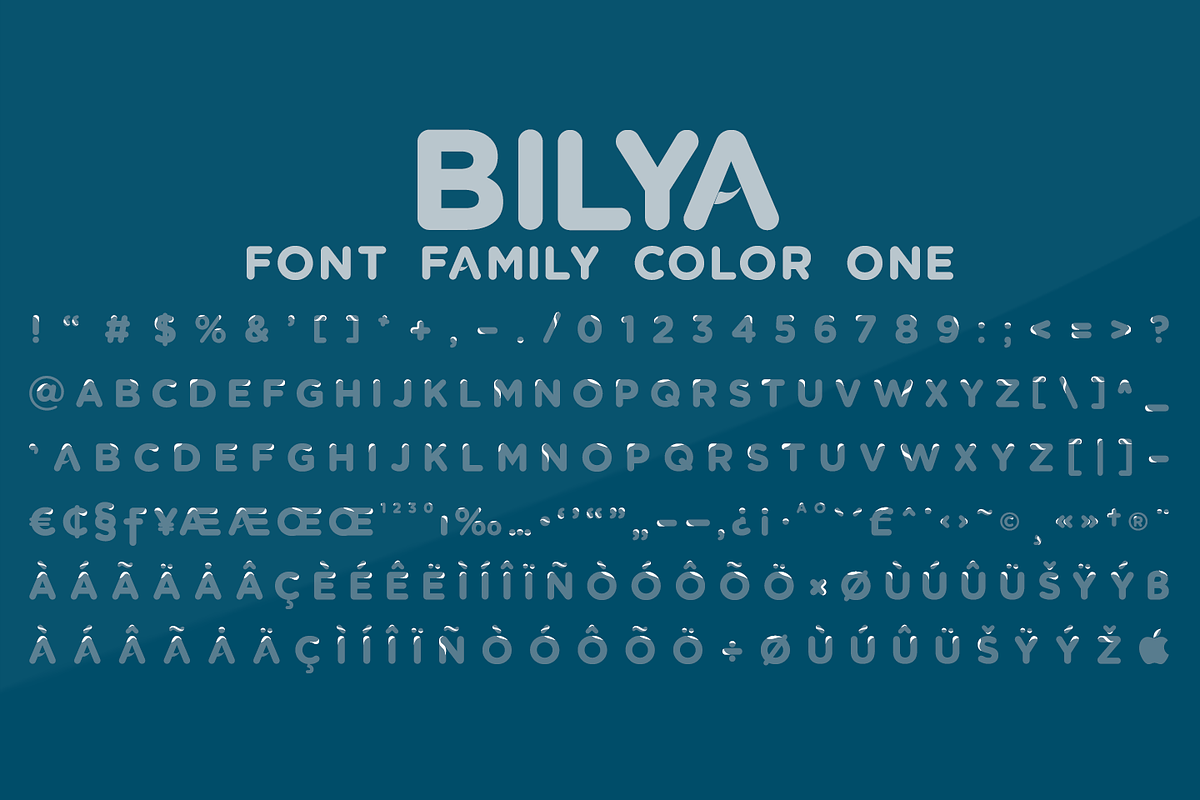 Bilya Layered, a Font by CRR | NTN (Photo 11 of 16)