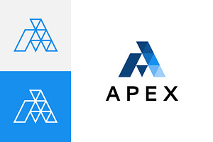 Apex - Abstract Letter A Logo