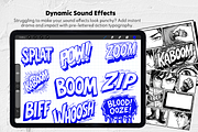 Comic Text Bases Procreate Stamps, a Brush Add-On by Selentaori Studio (Thumbnail 5 of 10)