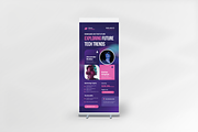 Conference Seminar Roll Up Banner, a Print Template by Annora Studio (Thumbnail 2 of 5)