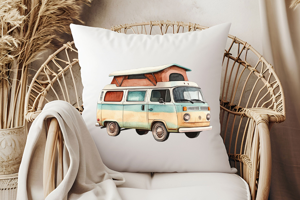 Kawaii Camping Clipart, an Illustration by Pixels.Craft (Photo 4 of 7)