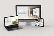 Responsive Screen Device Mockups, a Mac Mockup by Illusiongraphic (Thumbnail 4 of 15)