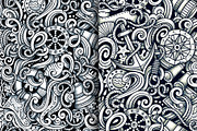 Nautical Graphics Doodles Patterns, an Object Illustration by BALABOLKA (Thumbnail 4 of 6)