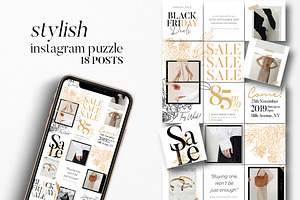 PS & Canva BLACK FRIDAY Social Media