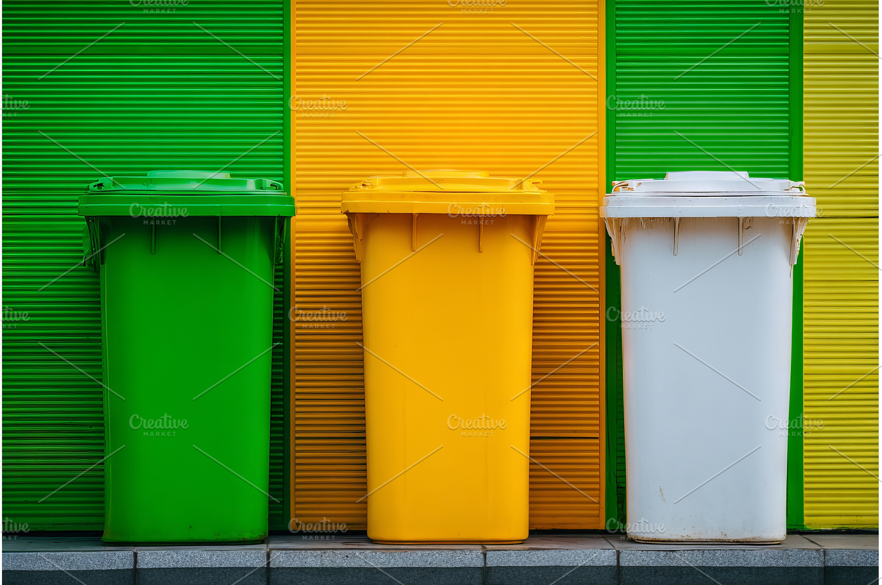 A colorful wall serves as the, a Background Photo by ZinetroN