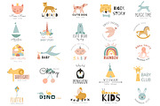 Kids Logo Templates, a Branding & Logo Template by Katya_lu (Thumbnail 4 of 9)