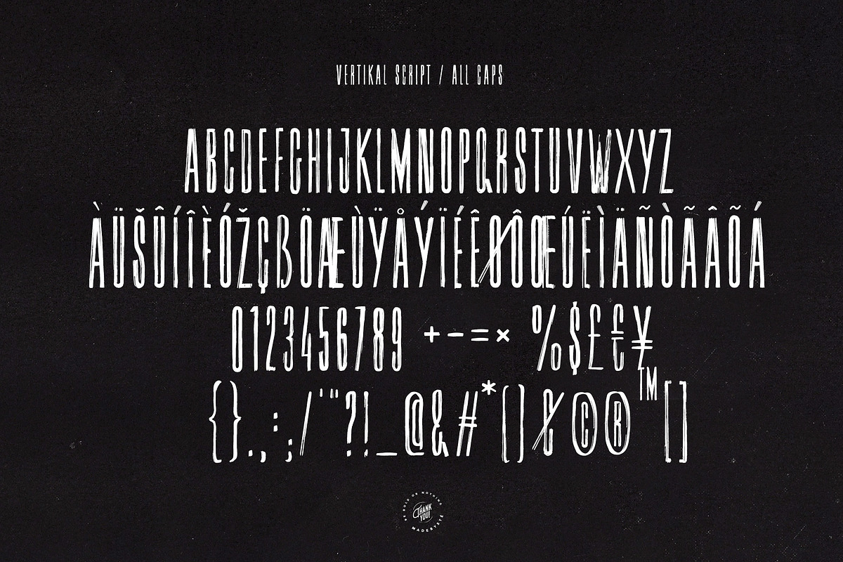 VERTIKAL — 3 CONDENSED FONTS, a Sans Serif Font by Madebysté. (Photo 13 of 15)