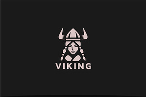 Viking Girl Logo