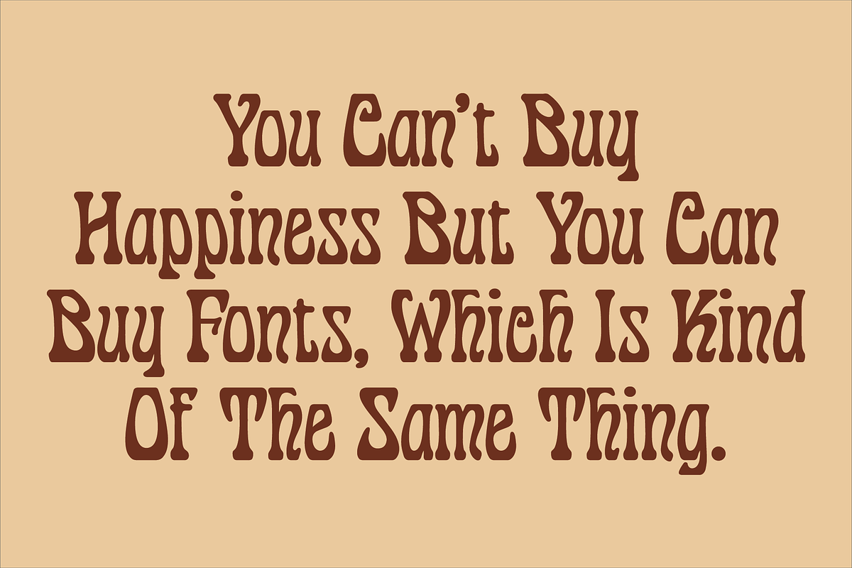 Display Art One Font, a Font by GG Design (Photo 9 of 10)