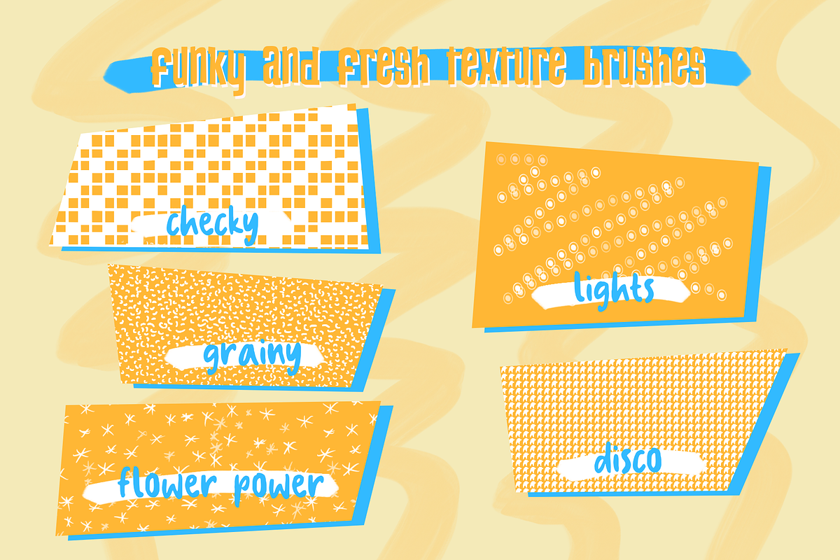 Retro 90s Brushes for Procreate, a Brush Add-On by AnniaArt (Photo 3 of 9)