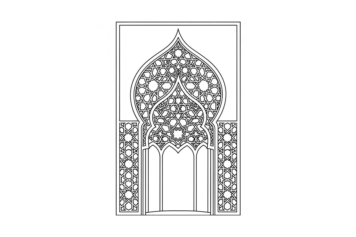 Islamic Arch Window Mandala Bundle, an Illustration by Artivon (Photo 30 of 45)