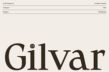 CS Gilvar – Classic Serif Font