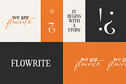 SALE! Flowrite - modern font duo, a Serif Font by VP Fonts (Thumbnail 11 of 16)
