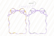 Whimsical Lavender Frames Clipart, an Illustration by Sunflower Day Love (Thumbnail 3 of 4)