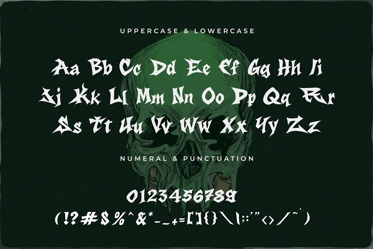 Cenotra – Modern Blackletter Font, a Blackletter Font by overlaytemplates (Photo 4 of 5)