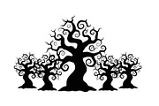 Dark Halloween Forest Design, a Graphic by BIPLOB EXPERT (Thumbnail 5 of 13)