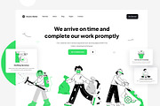 Cleaning Service Illustrations, a Person Illustration by Vectors Market (Thumbnail 4 of 7)