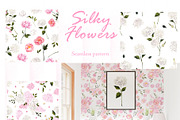 Silky Flowers. Watercolor graphic, an Object Graphic by ma_i_vi (Thumbnail 9 of 11)
