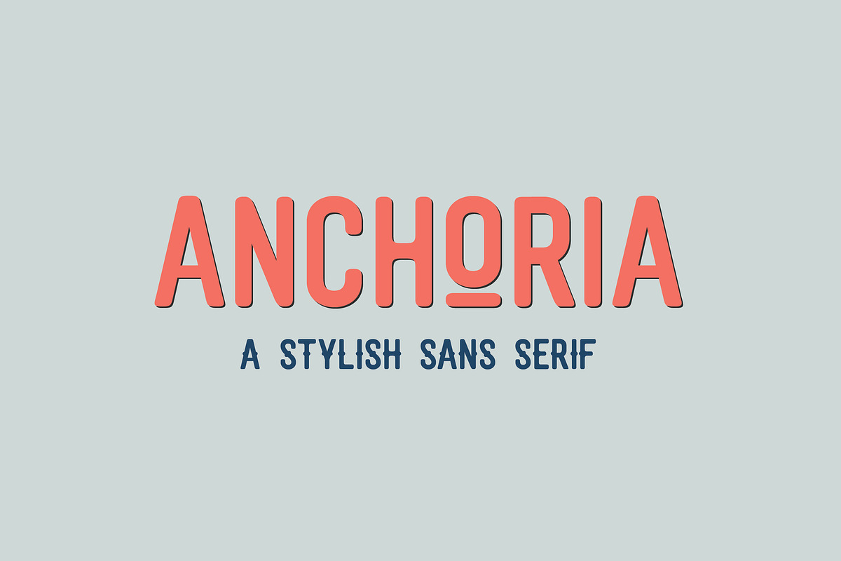 ANCHORIA — Stylish Sans Serif Font, a Sans Serif Font by Eugene Tantsurin (Photo 1 of 11)