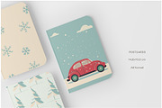 Сhristmas illustrations.Winter cards, a Seasonal Illustration by NatalieArtsDenysenko (Thumbnail 5 of 10)