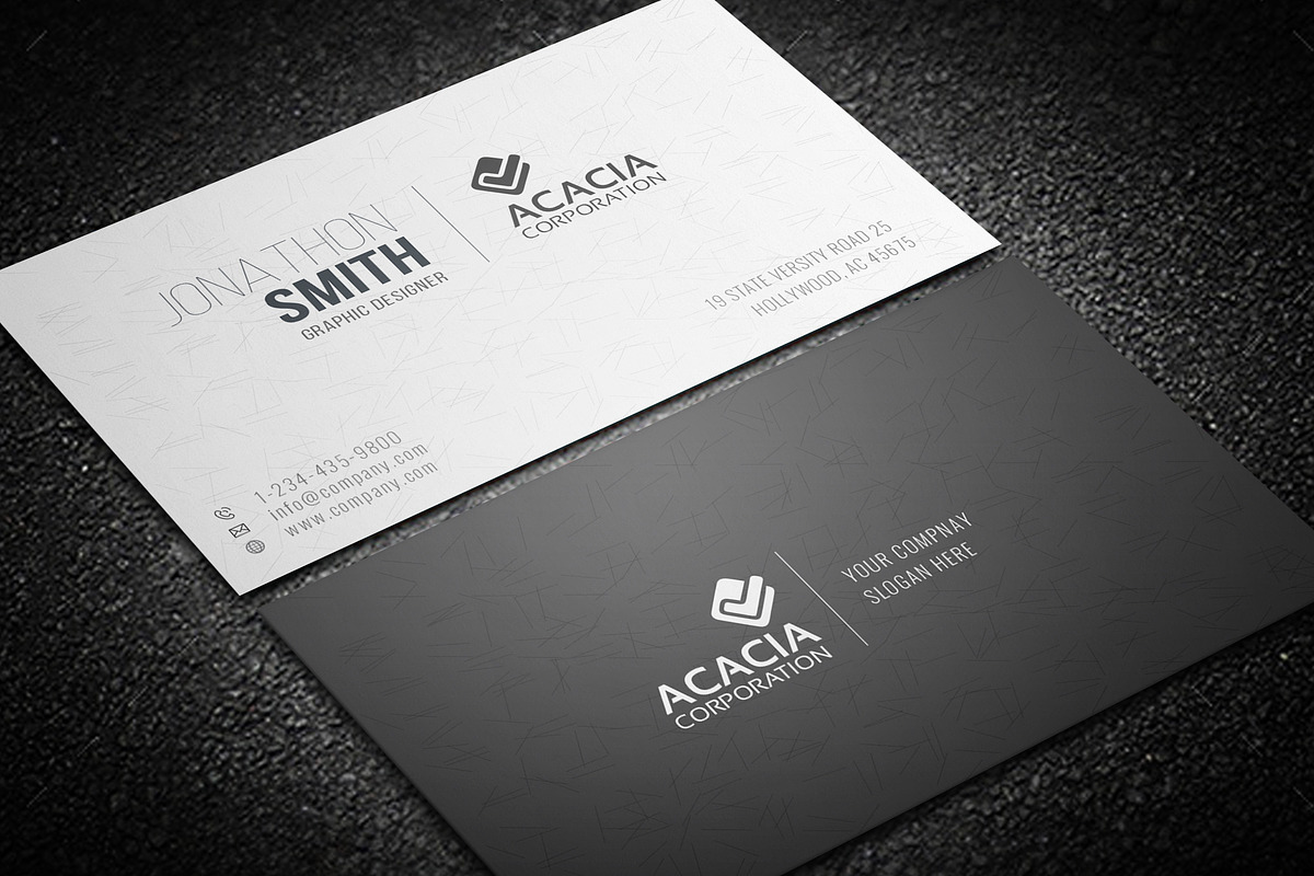 Simple and Elegant Business Card-02, a Business Card Template by DesignGhar (Photo 1 of 6)