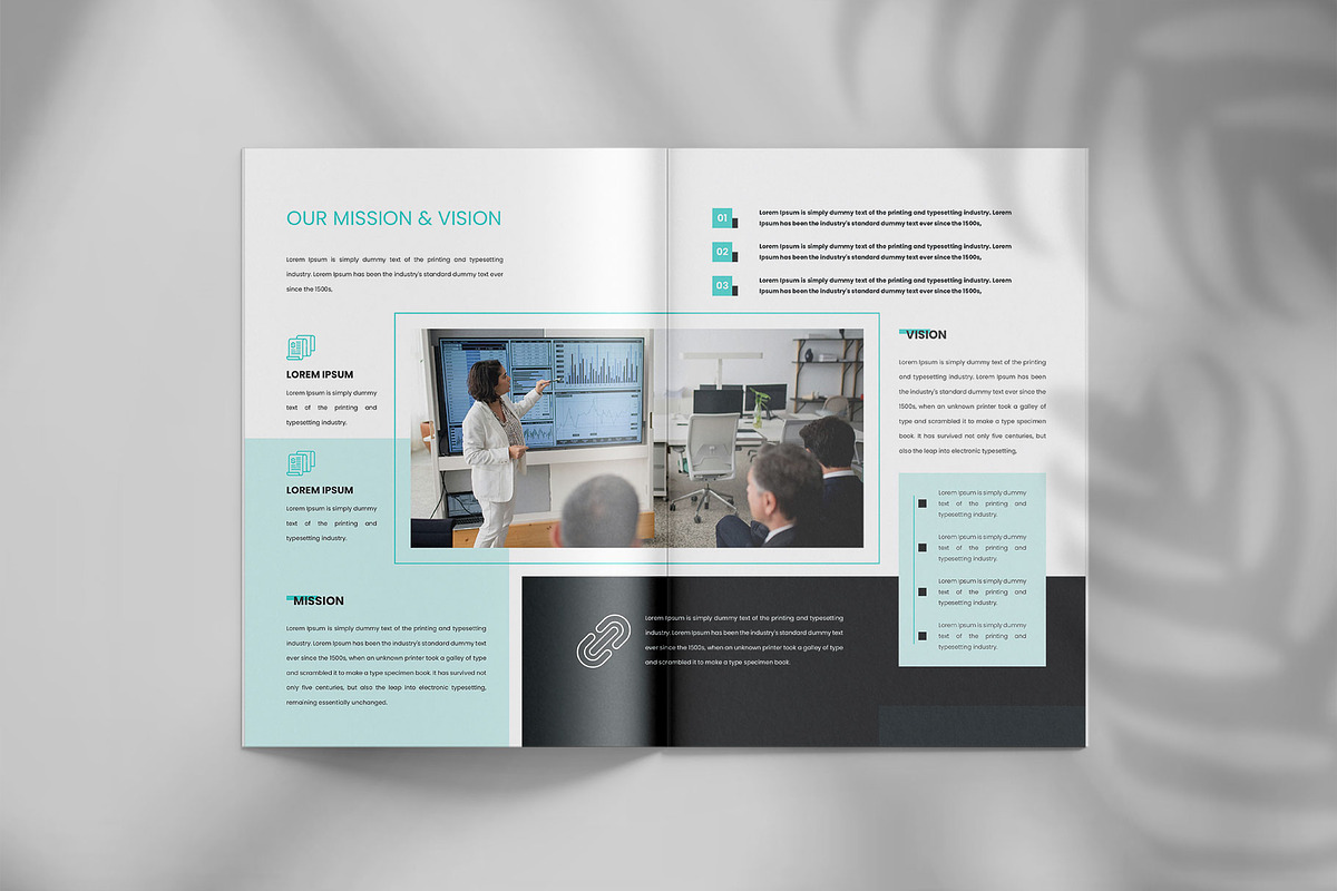 Company profile brochure template, a Brochure Template by Tanmoy Topu (Photo 5 of 12)