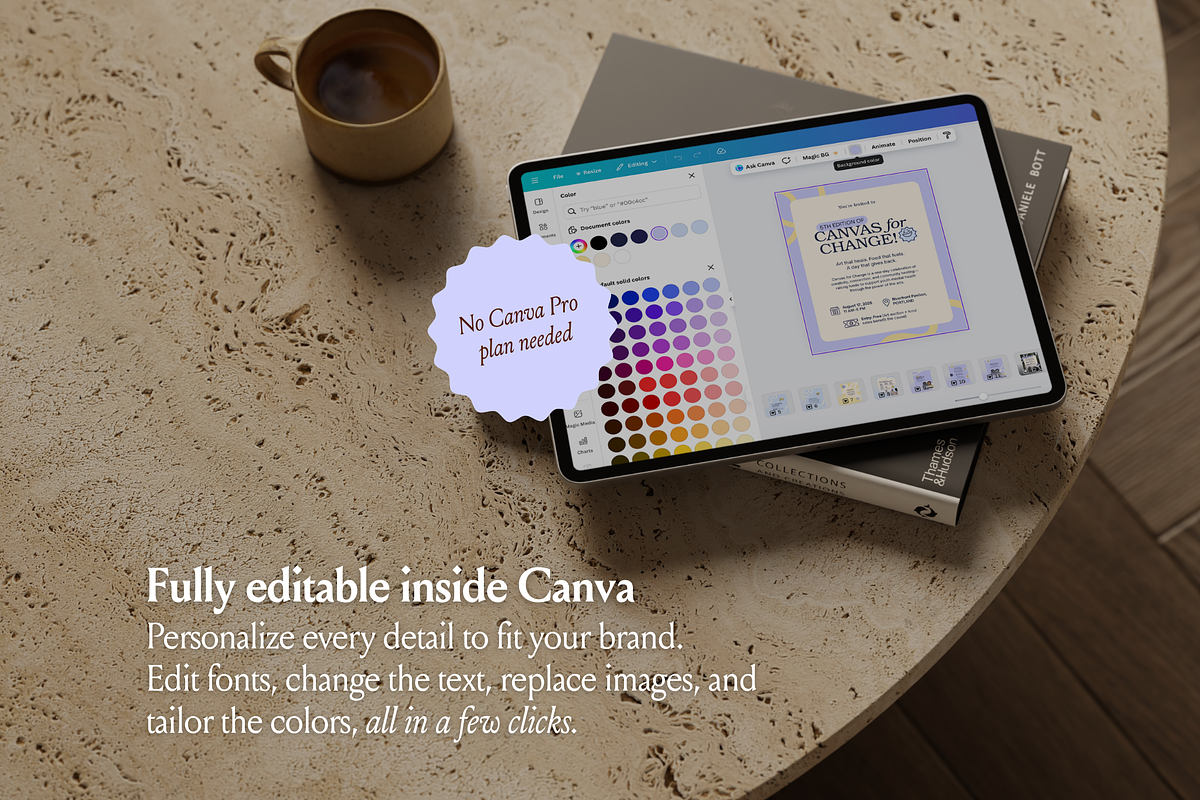 Charity Instagram Post Templates, a Social Media Template by CanvaTemplateClubCo (Photo 9 of 9)