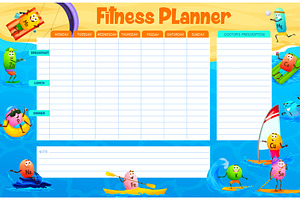 Weekly Fitness Planner