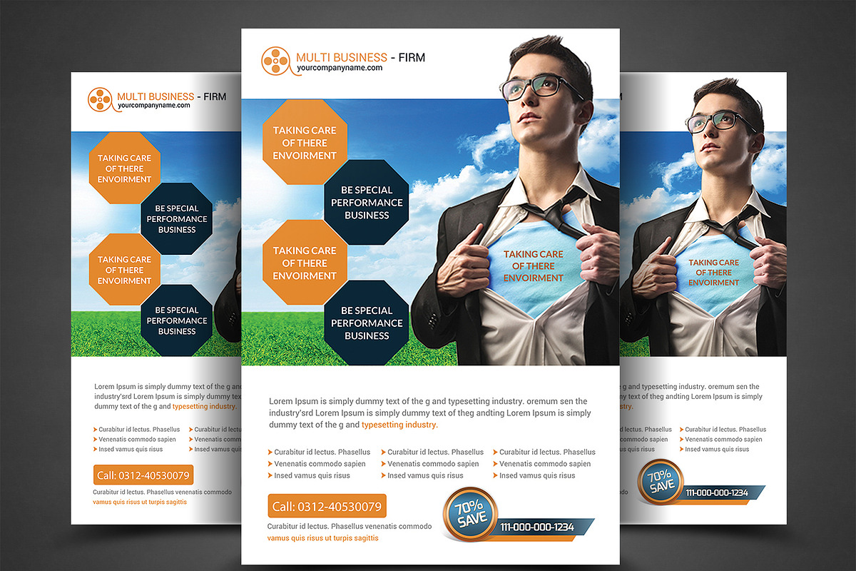 Corporate Flyer, a Flyer Template by AfzaalGraphics (Photo 1 of 4)