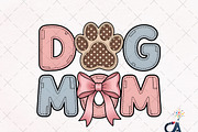 Retro Valentine Dog Mom PNG, an Illustration by Creative Art (Thumbnail 1 of 6)
