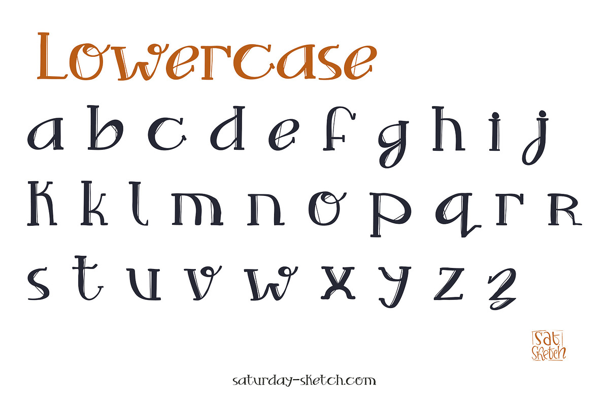 Birdie - handdrawn display font, a Serif Font by saturday.sketch (Photo 3 of 8)