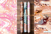 Acrylic Pour Marble Textures, a Wallpaper Graphic by Lindy_doodle (Thumbnail 7 of 9)