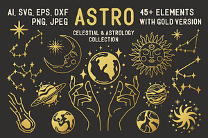 Astro - Celestial & Astrology pack
