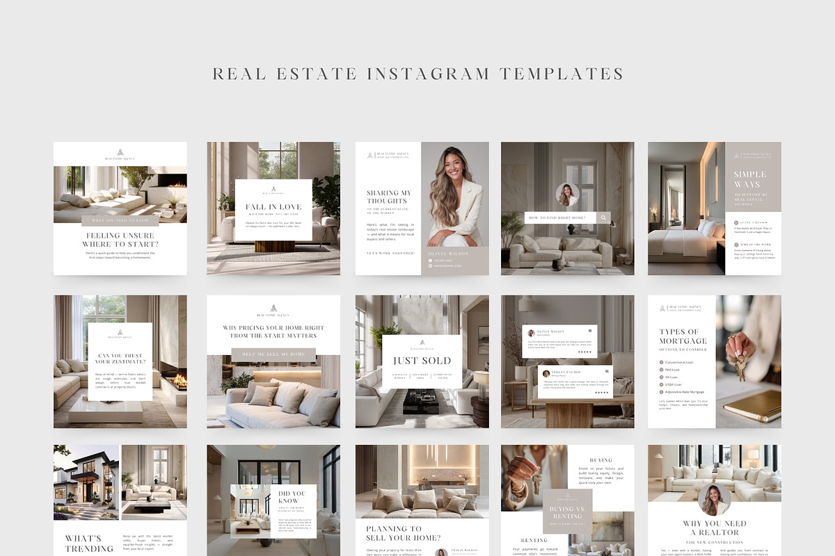 Real Estate Instagram Content Kit, a Social Media Template by Instprofi | Studio Estimo (Photo 11 of 37)