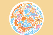 Tiny Weird Worlds Sticker Collection, an Object Illustration by PenguinHouse (Thumbnail 17 of 18)