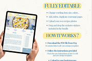 Printable family cookbook template, a Social Media Template by PixelBloomClub (Thumbnail 3 of 8)
