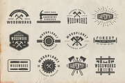 Vintage Carpentry Emblems part 3, a Branding & Logo Template by AkimD (Thumbnail 3 of 7)